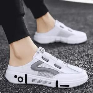 Men's Soft Nonslip White Half Casual Shoes